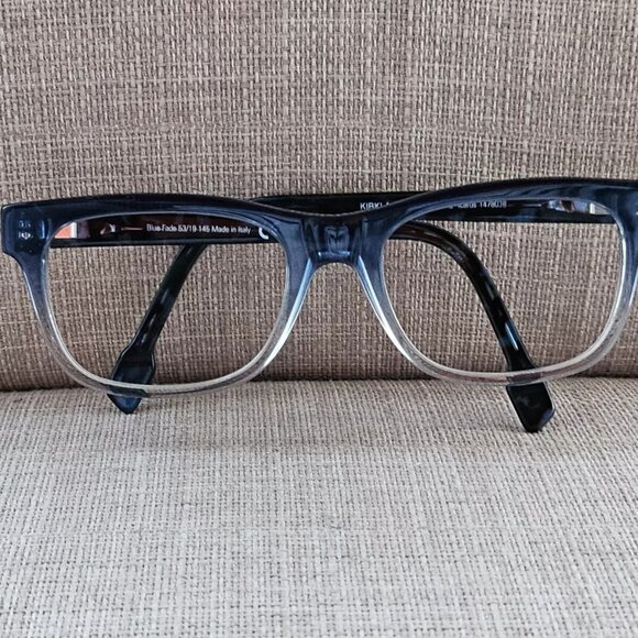 Kirkland Signature Eyeglasses Frame ICARUS BLUE FADE Glasses Made in Italy - Picture 4 of 11